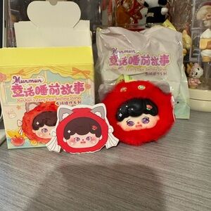 MunMun Fairy Tale Bedtime Stories Plush Pendant - LITTLE RED RIDING HOOD